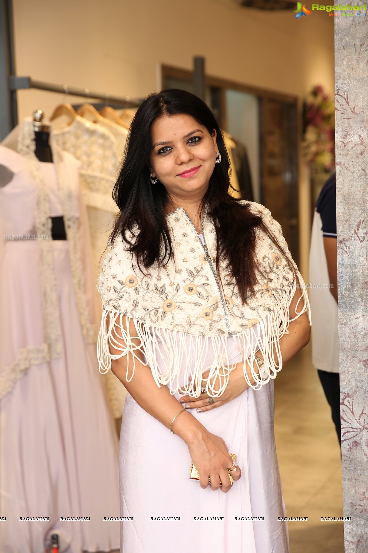 Pinkey Agarwal 's Purple Feathers Designer Store Launch