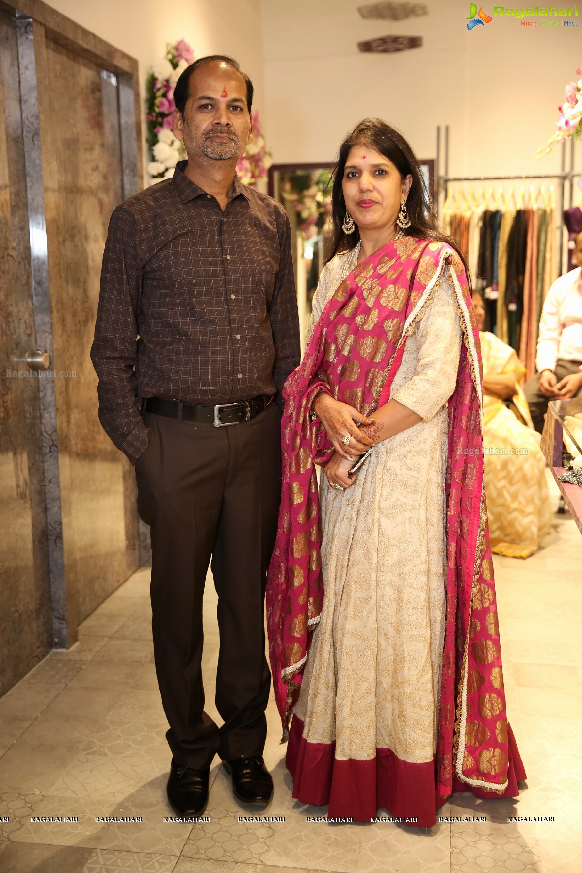 Pinkey Agarwal 's Purple Feathers Designer Store Launch