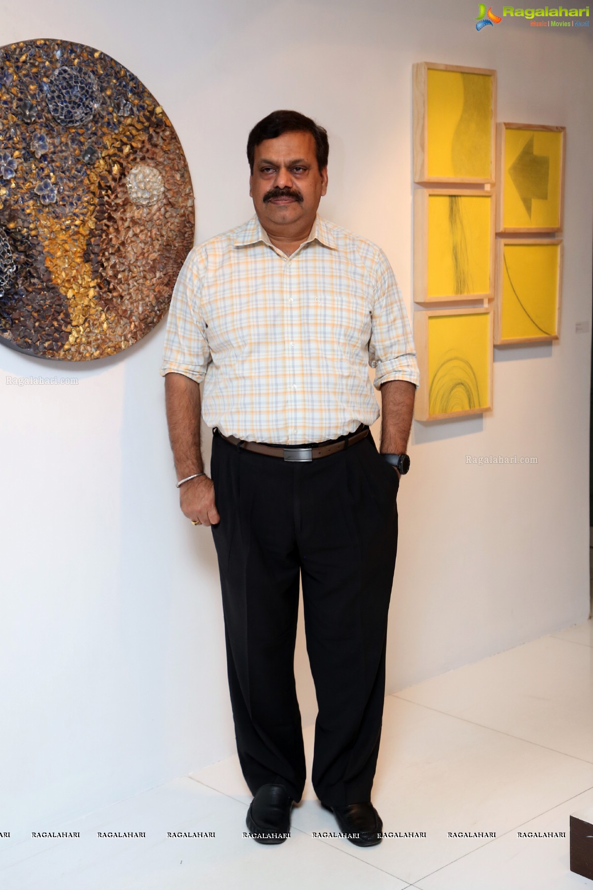 Rajeshwar Rao Art Gallery 'Mixed Media Exploration' at Mahavir Sound Room