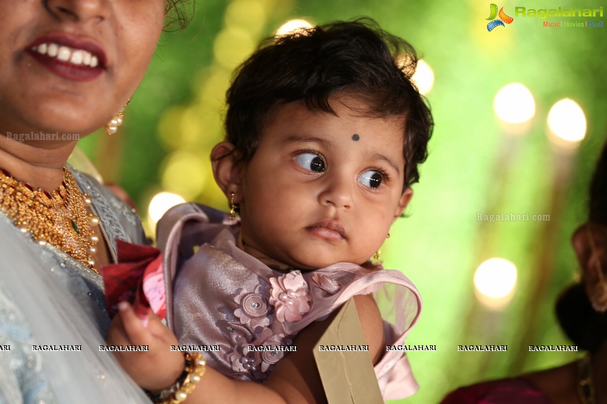 Baby Saanvika Konka's First Birthday Celebration at Ashok Gardens, Bowenpally, Hyderabad