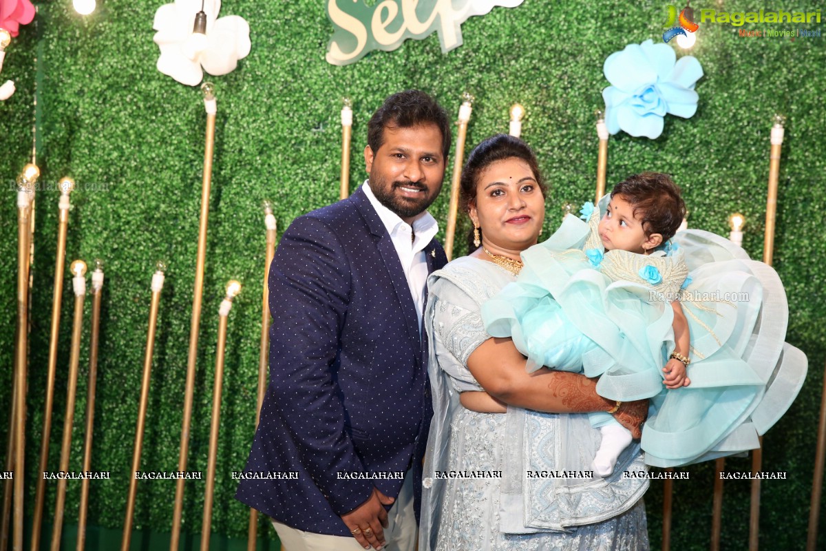 Baby Saanvika Konka's First Birthday Celebration at Ashok Gardens, Bowenpally, Hyderabad