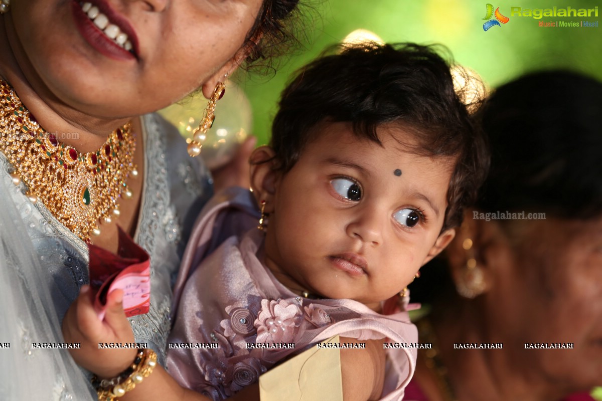 Baby Saanvika Konka's First Birthday Celebration at Ashok Gardens, Bowenpally, Hyderabad