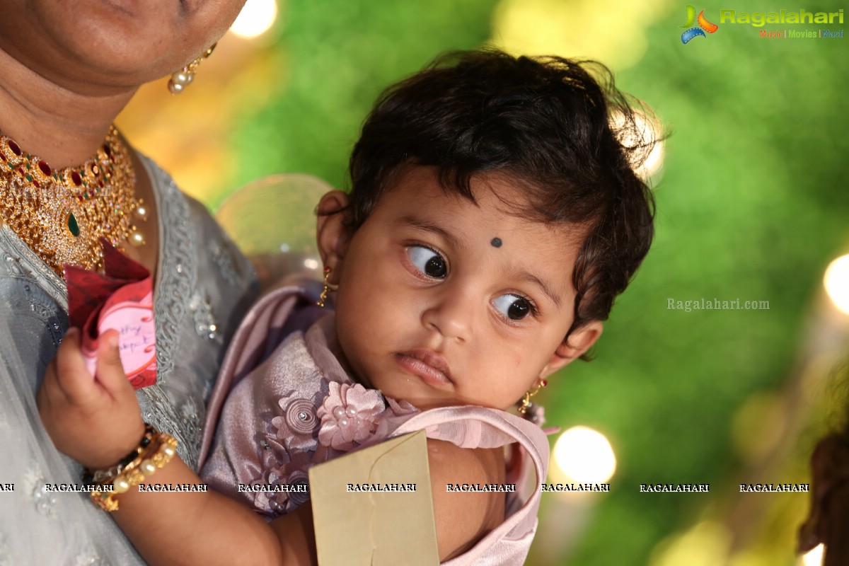 Baby Saanvika Konka's First Birthday Celebration at Ashok Gardens, Bowenpally, Hyderabad