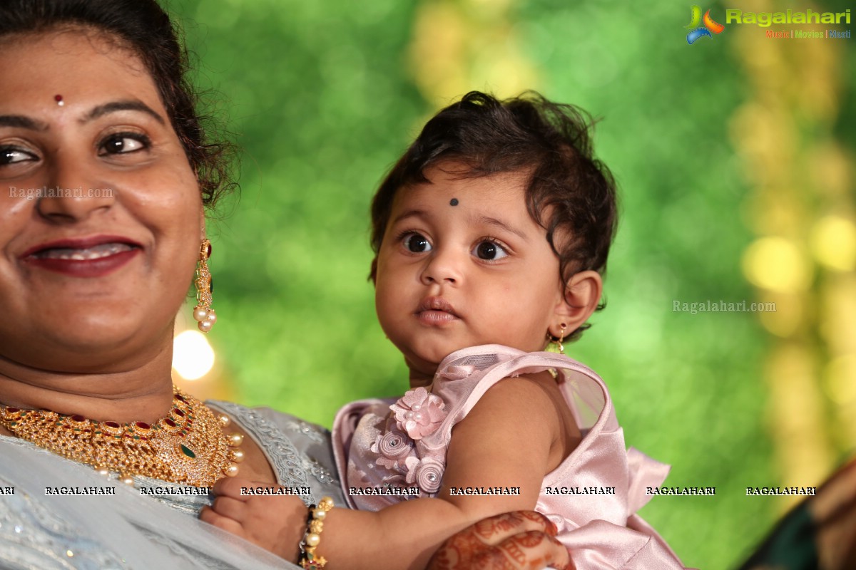 Baby Saanvika Konka's First Birthday Celebration at Ashok Gardens, Bowenpally, Hyderabad