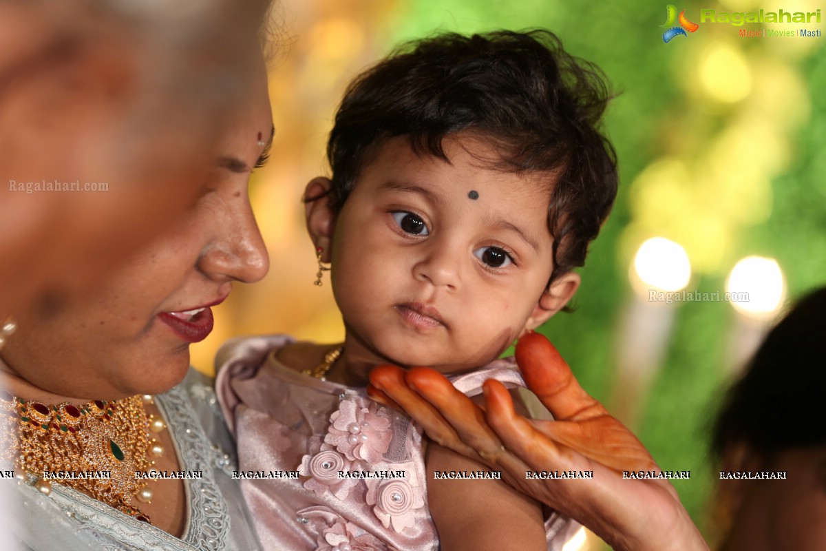 Baby Saanvika Konka's First Birthday Celebration at Ashok Gardens, Bowenpally, Hyderabad