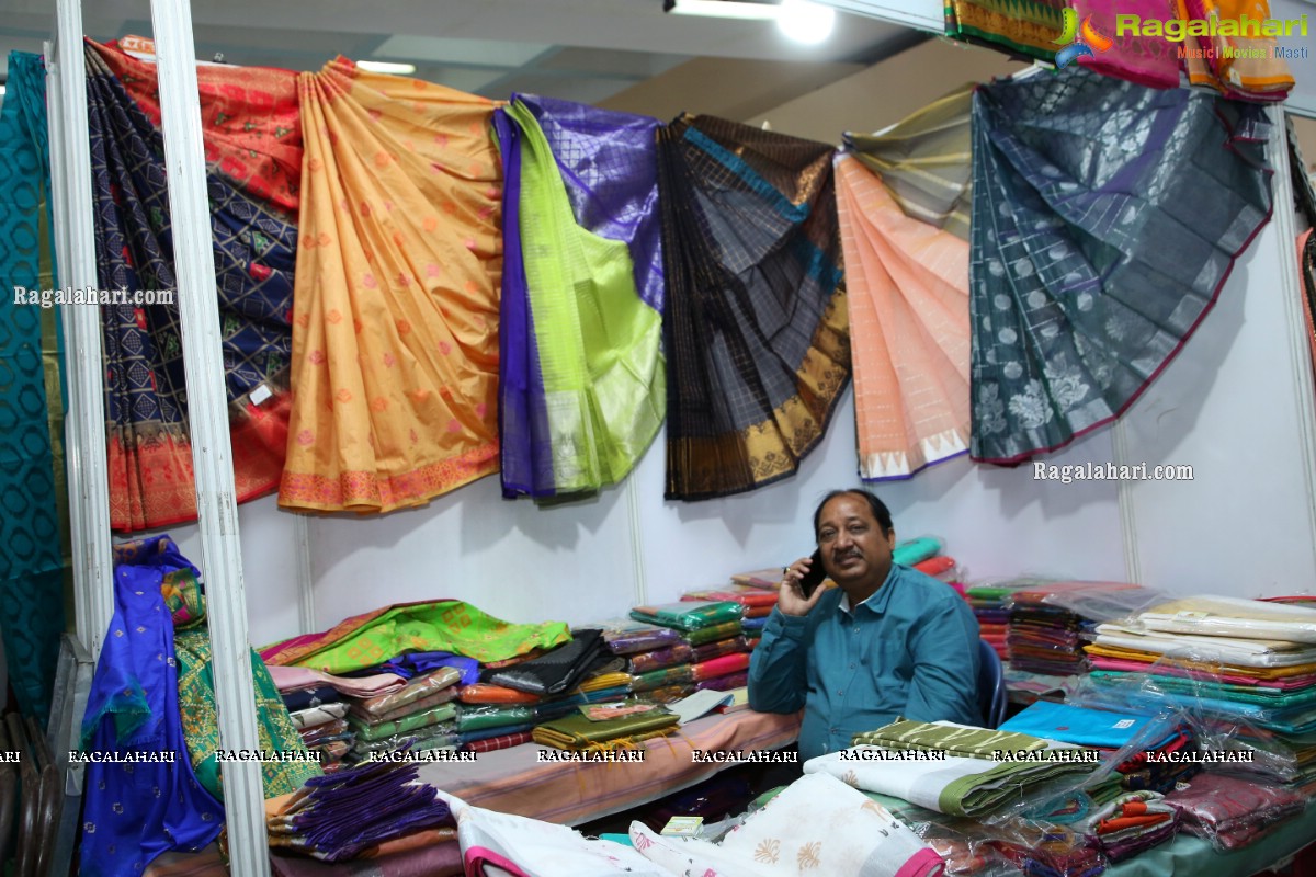 Silk and Cotton Expo Begins at Sri Satya Sai Nigamagamam