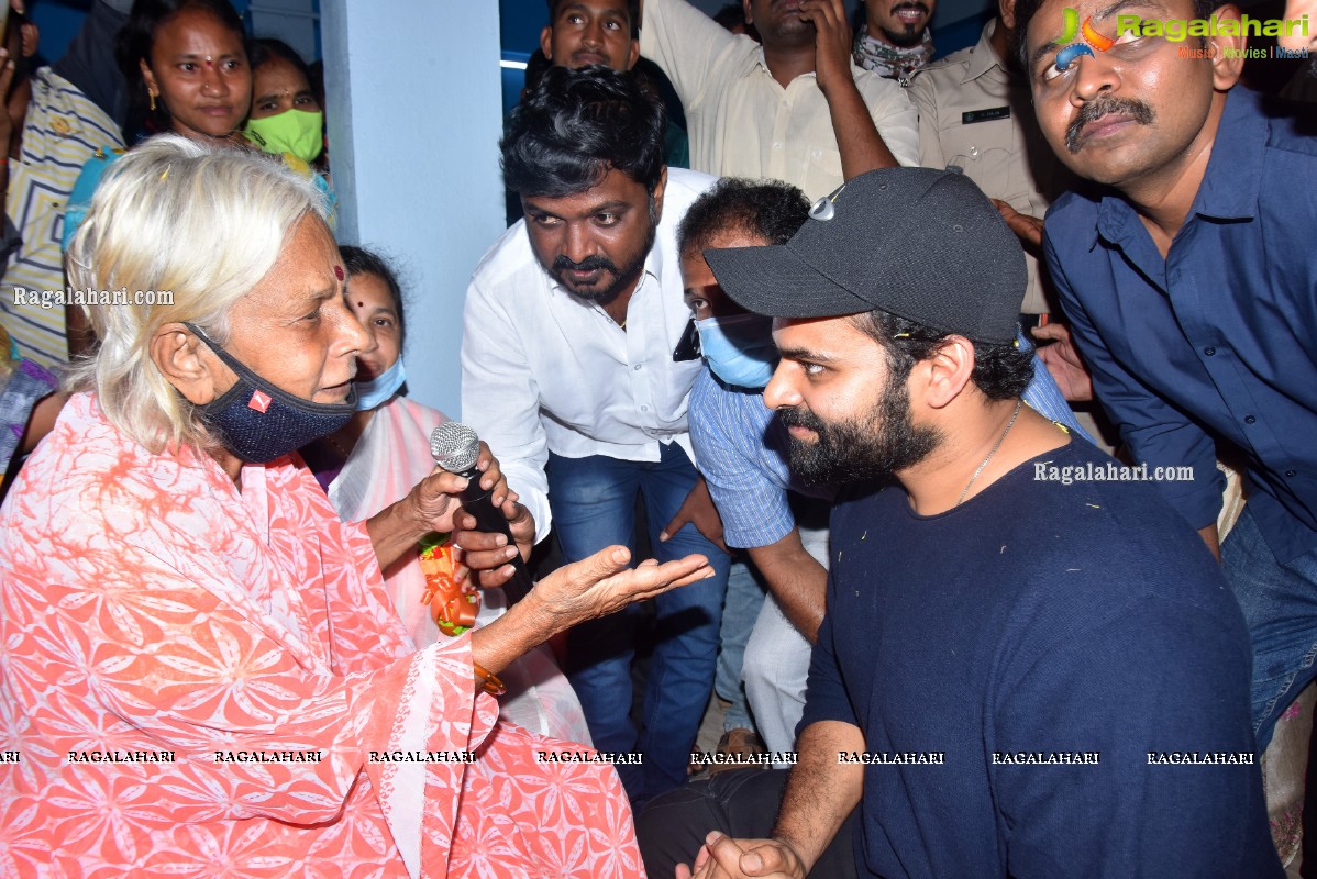 Sai Dharam Tej Inaugurates Amma Prema Adharana Old Age Home in Vijayawada