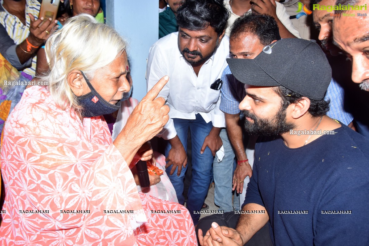 Sai Dharam Tej Inaugurates Amma Prema Adharana Old Age Home in Vijayawada