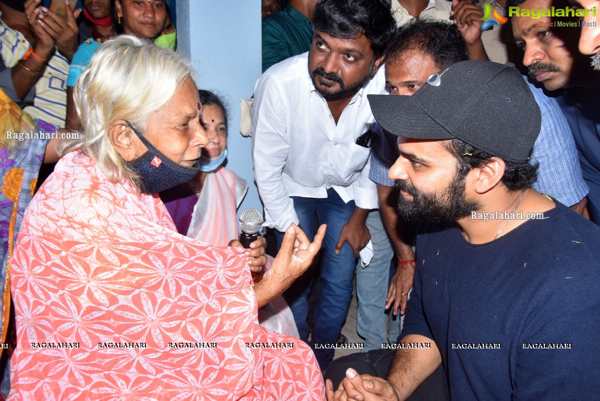 Sai Dharam Tej Inaugurates Amma Prema Adharana Old Age Home in Vijayawada