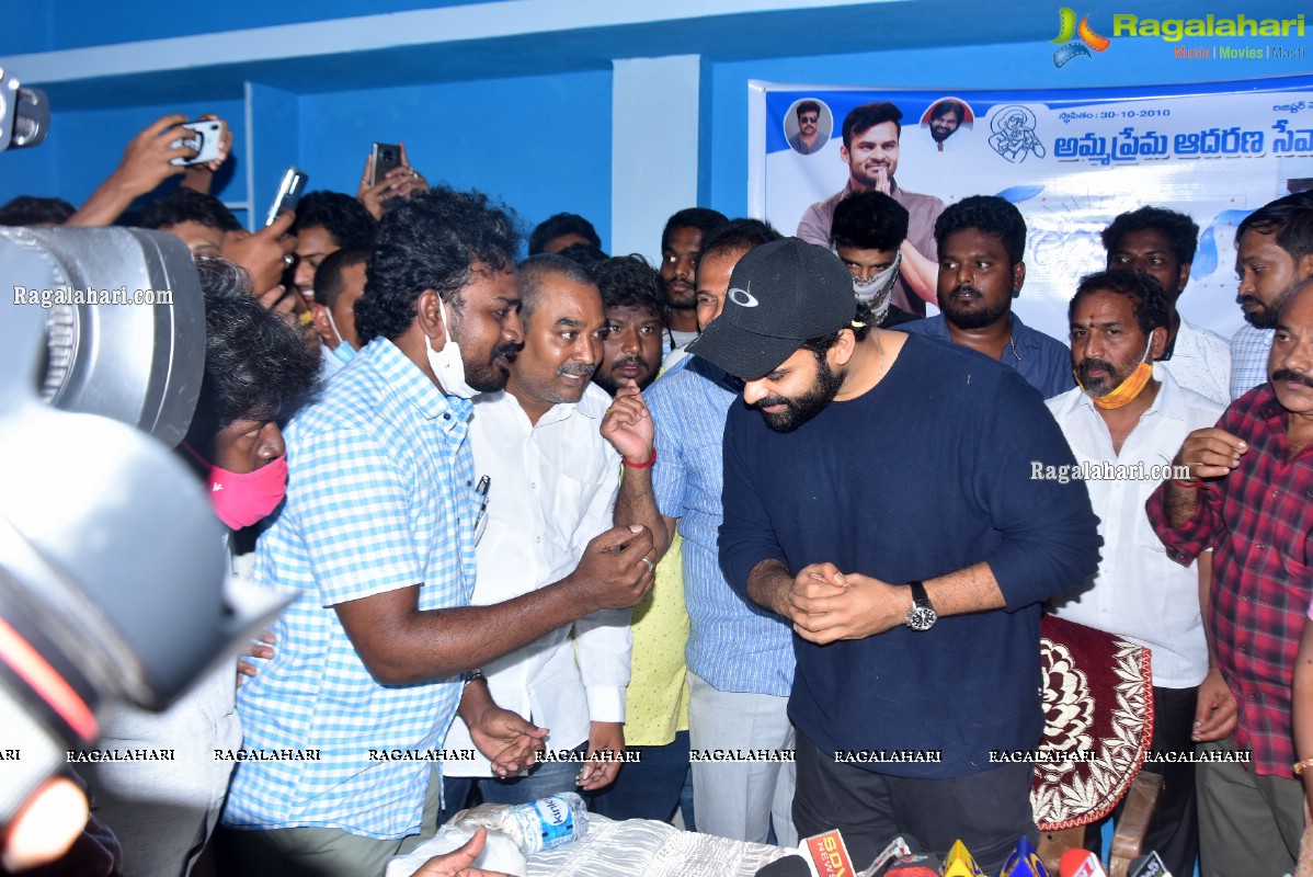 Sai Dharam Tej Inaugurates Amma Prema Adharana Old Age Home in Vijayawada