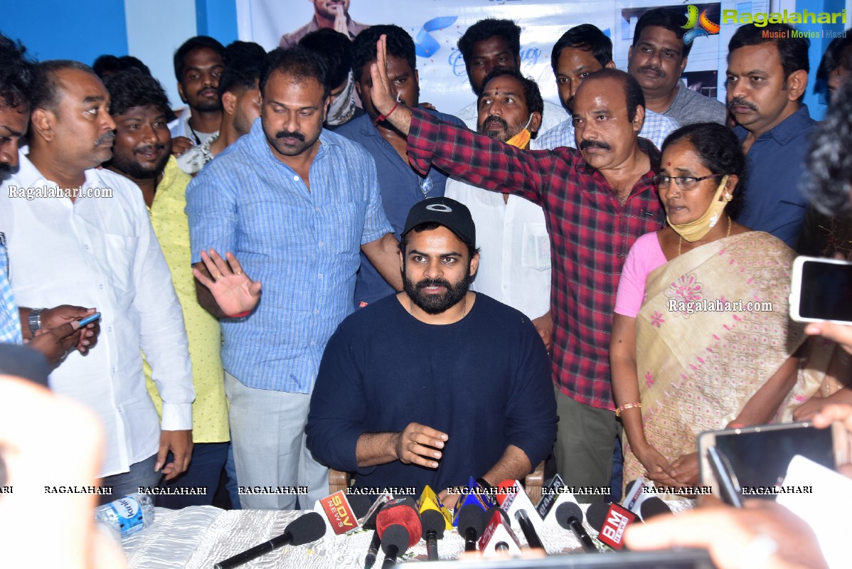 Sai Dharam Tej Inaugurates Amma Prema Adharana Old Age Home in Vijayawada