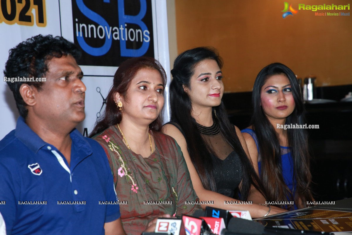 SB Innovations & GK Wellness Presents Beauty Conference 2021 Hyderabad Press Meet