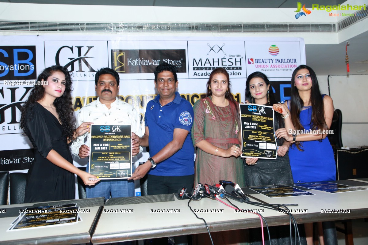 SB Innovations & GK Wellness Presents Beauty Conference 2021 Hyderabad Press Meet