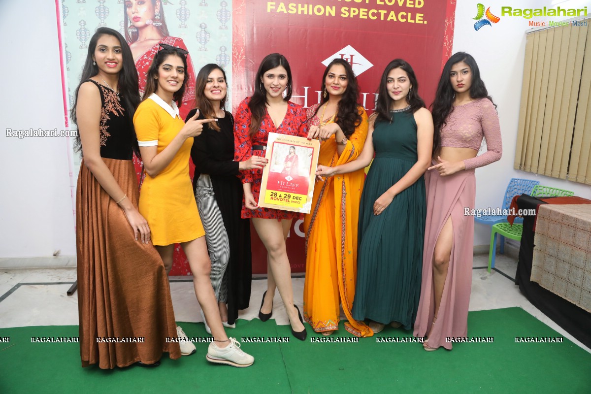 Hi Life Fashion & Lifestyle Exhibition Curtain Raiser at Marks Media Center, Hyderabad