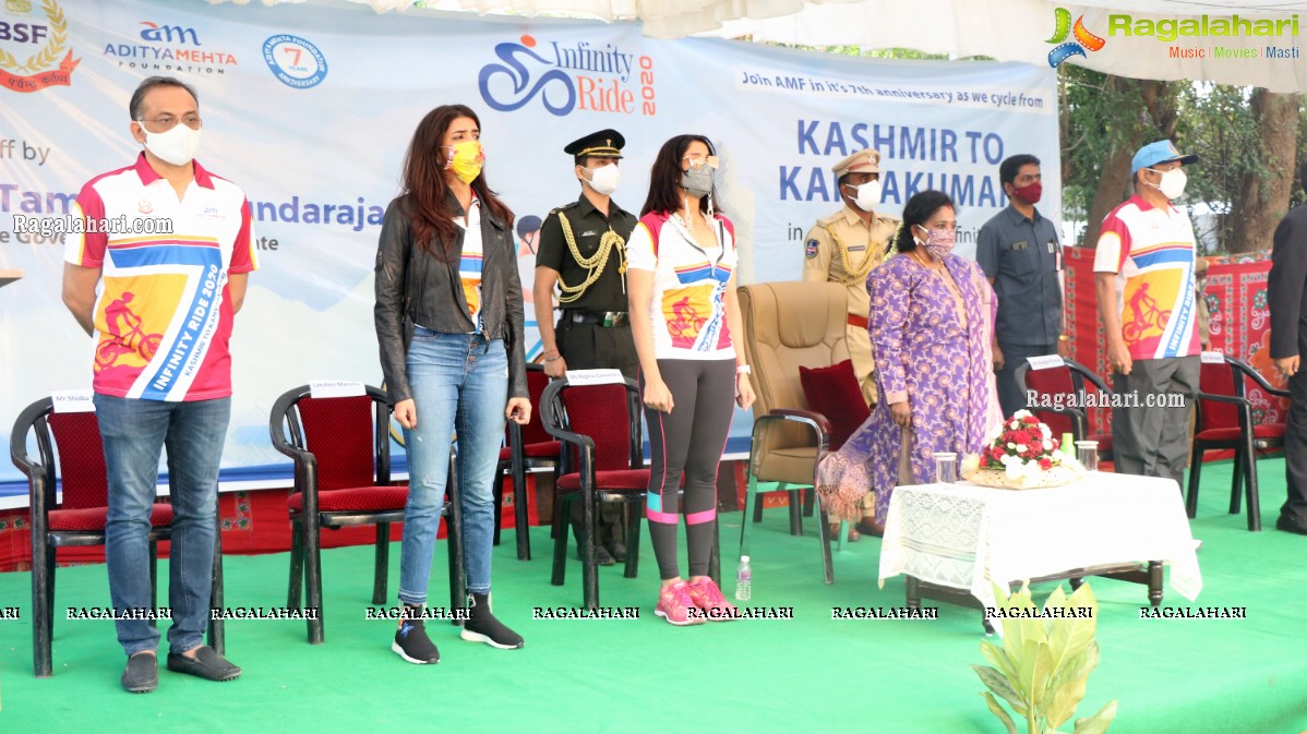 Aditya Mehta Foundation’s Infinity Ride 2020 from Kashmir to Kanyakumari Leaves Hyderabad