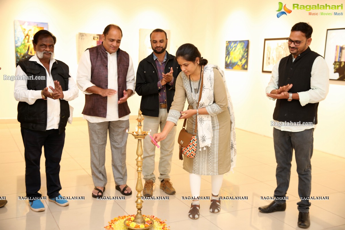 Kahkashan Nazneen Exhibition of Paintings at State Gallery of Fine Art