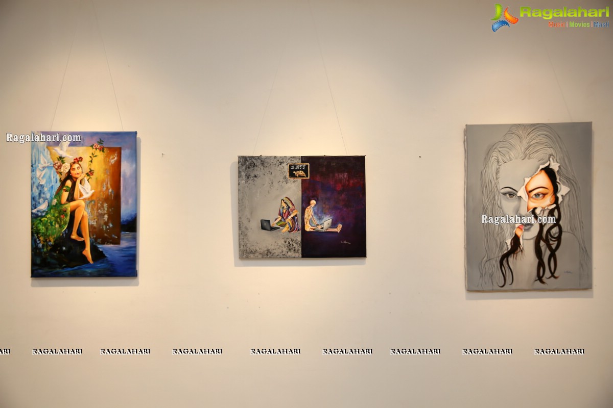 Kahkashan Nazneen Exhibition of Paintings at State Gallery of Fine Art