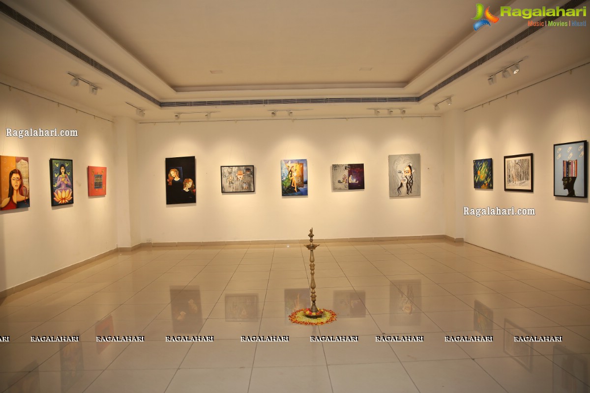 Kahkashan Nazneen Exhibition of Paintings at State Gallery of Fine Art