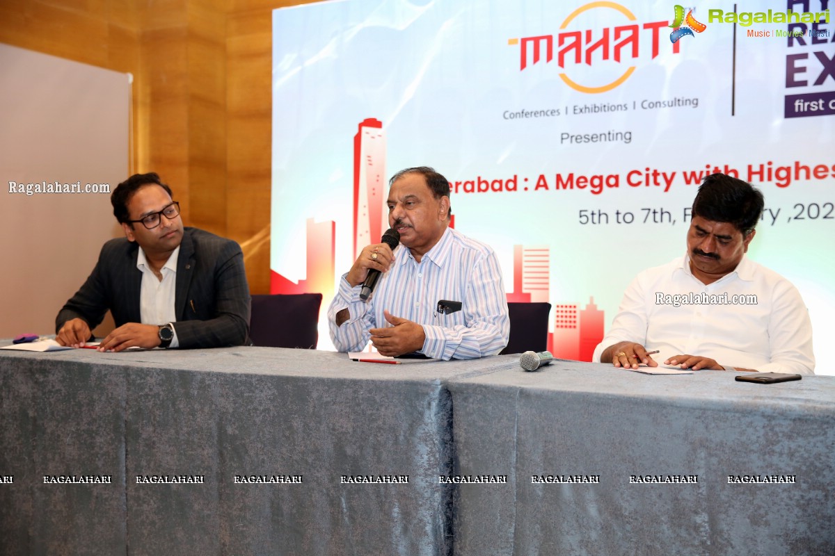 Mahati Unveils Logo of Realty Connex - A Hybrid Realty Expo at Hotel Marigold