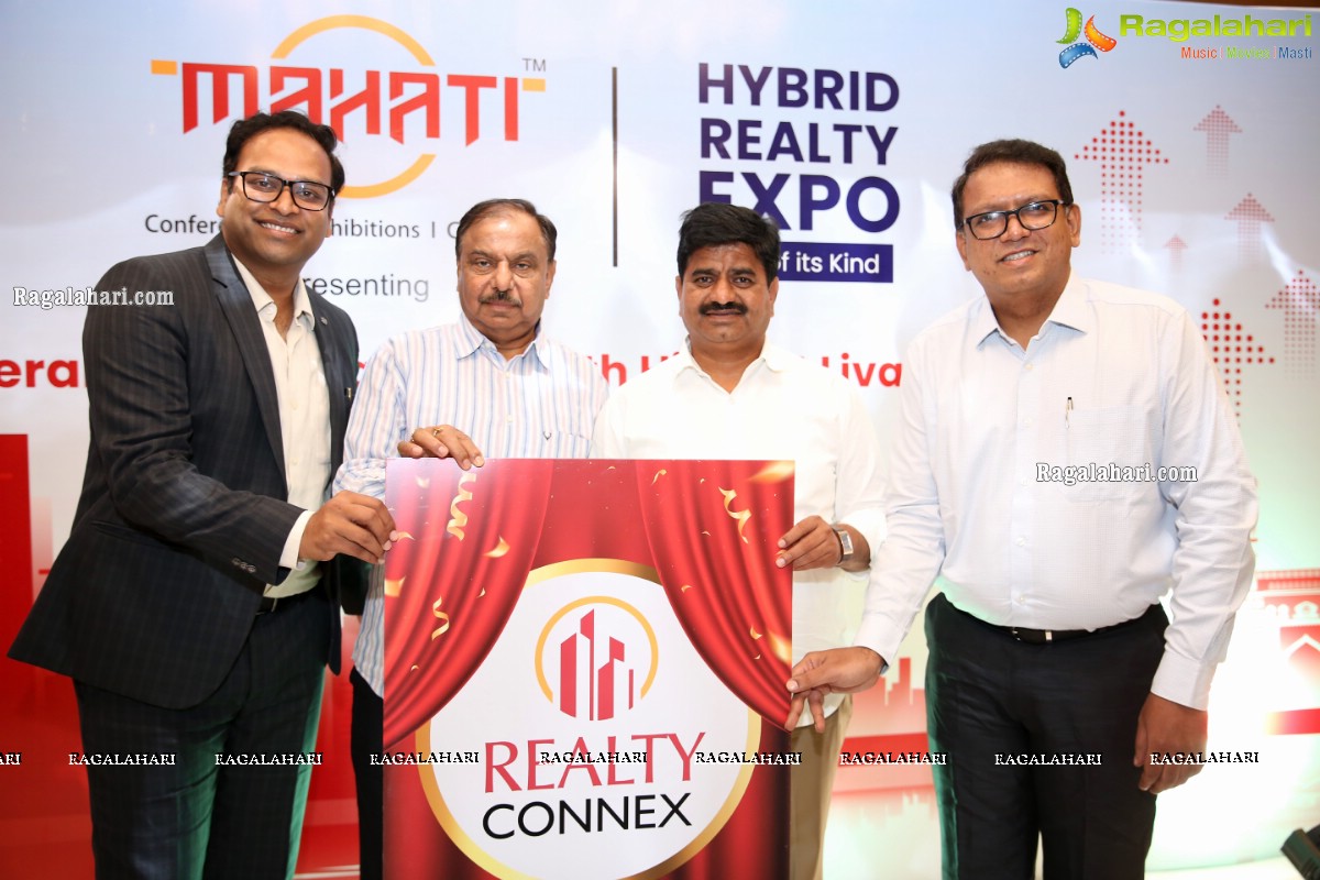 Mahati Unveils Logo of Realty Connex - A Hybrid Realty Expo at Hotel Marigold