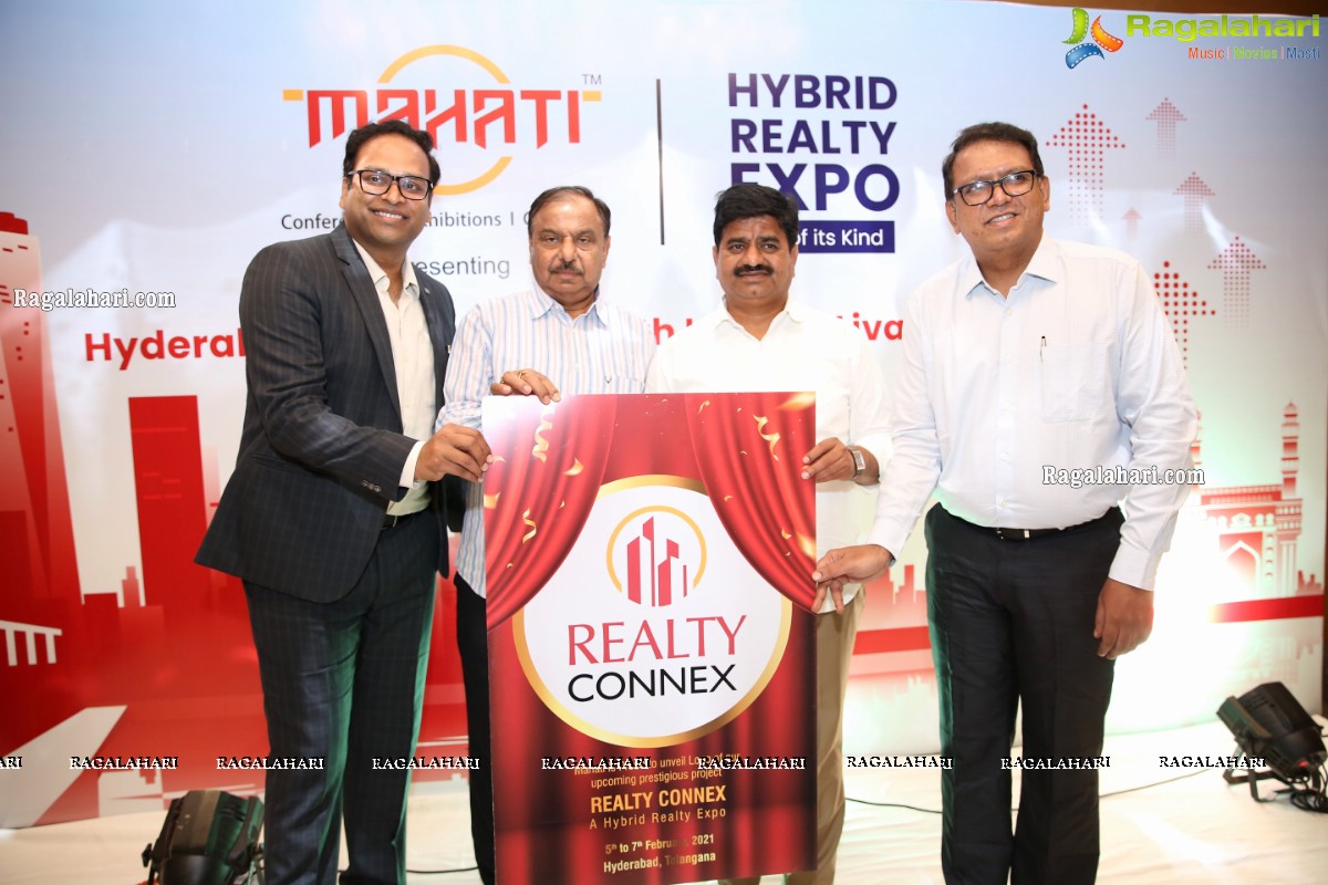 Mahati Unveils Logo of Realty Connex - A Hybrid Realty Expo at Hotel Marigold