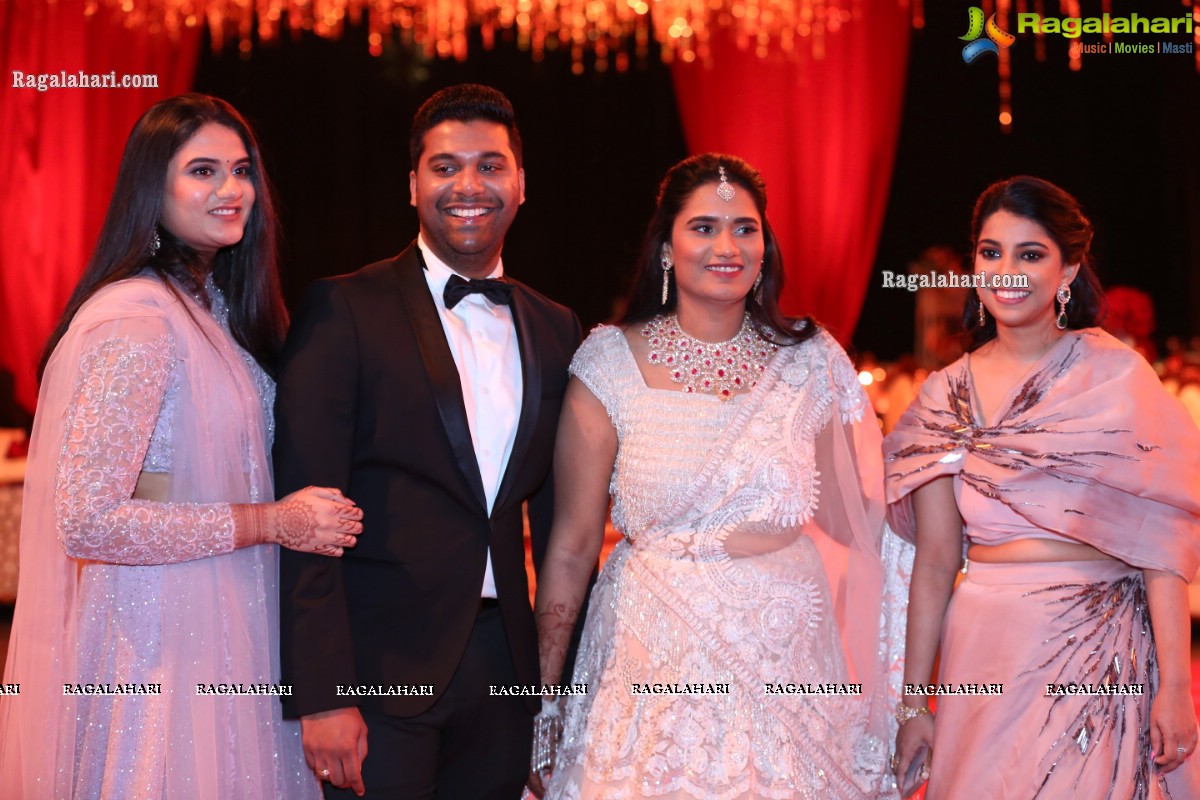 Grand Wedding Reception of Nipun and Shriya at JRC Conventions