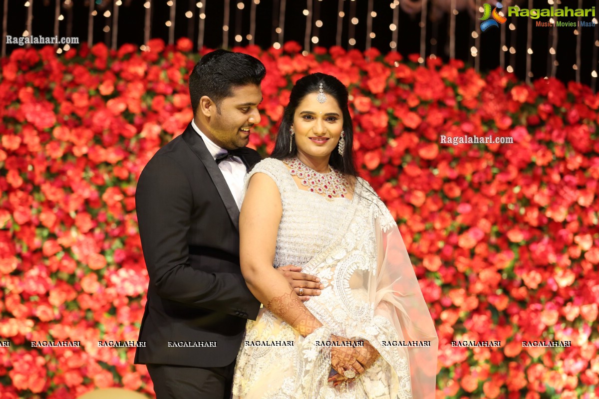 Grand Wedding Reception of Nipun and Shriya at JRC Conventions