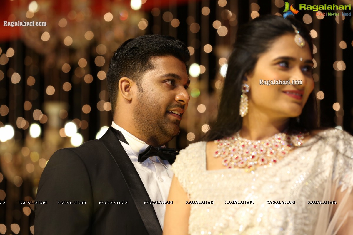 Grand Wedding Reception of Nipun and Shriya at JRC Conventions