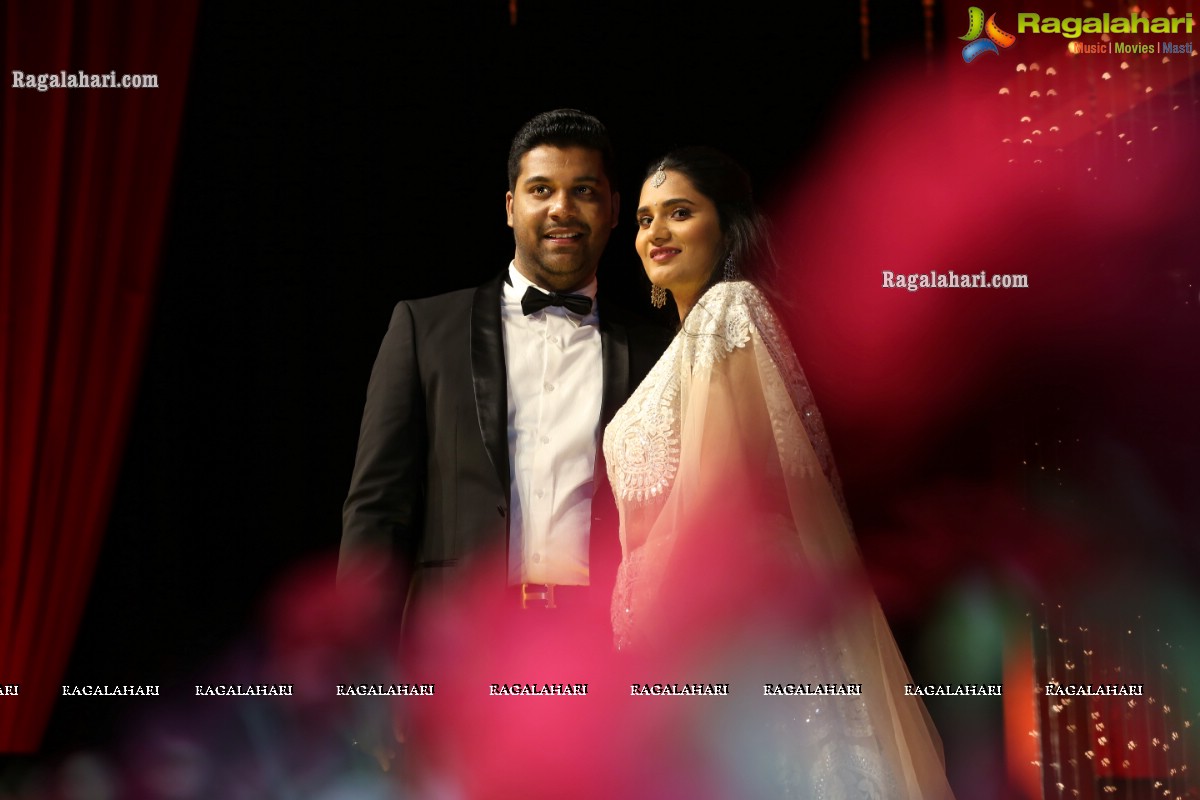 Grand Wedding Reception of Nipun and Shriya at JRC Conventions