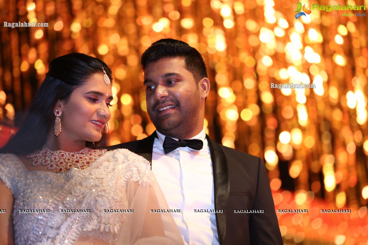 Grand Wedding Reception of Nipun and Shriya at JRC Conventions