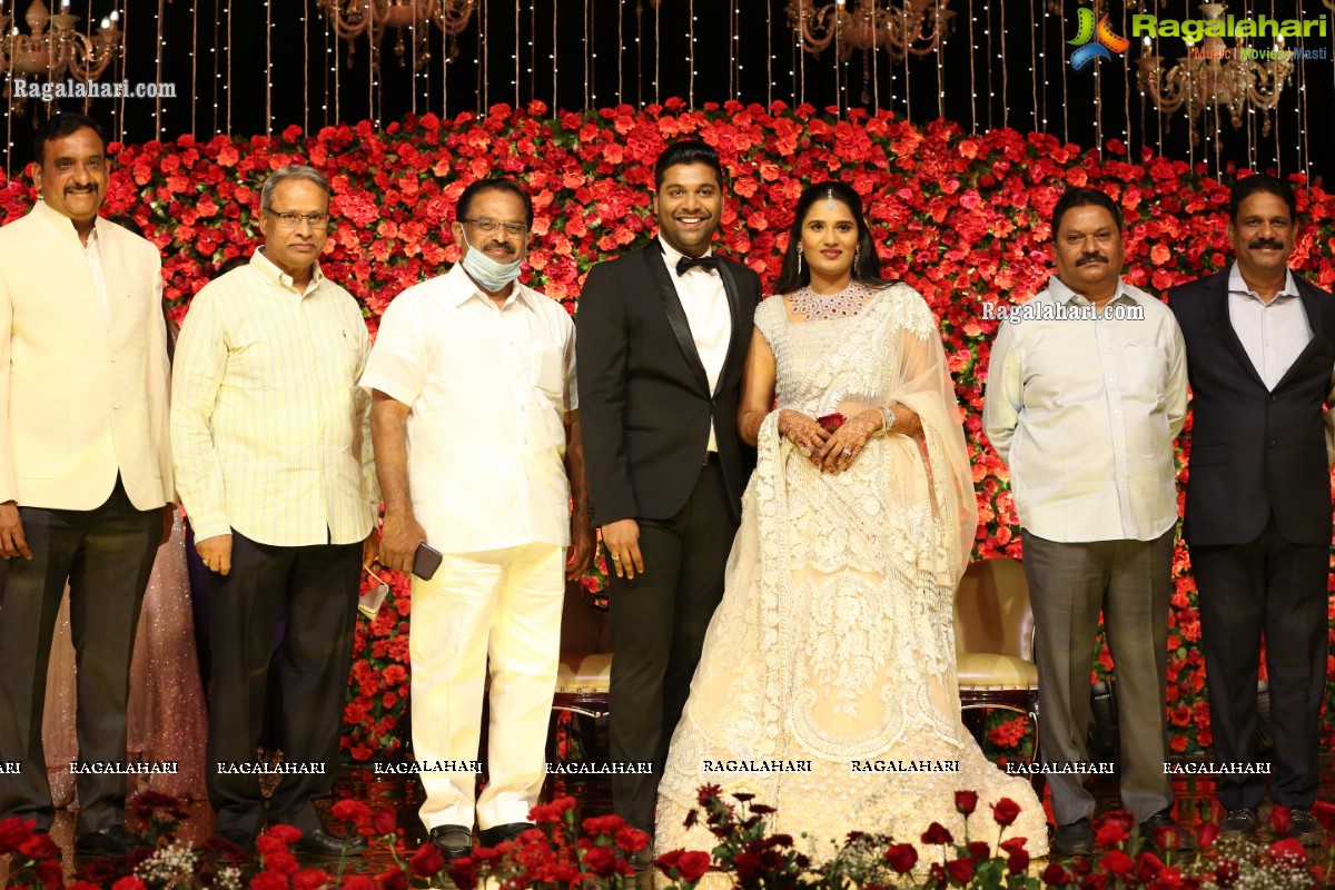 Grand Wedding Reception of Nipun and Shriya at JRC Conventions