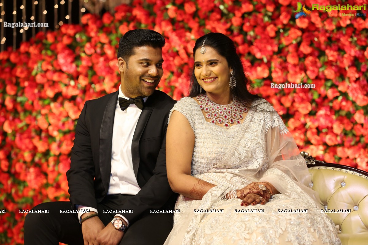 Grand Wedding Reception of Nipun and Shriya at JRC Conventions