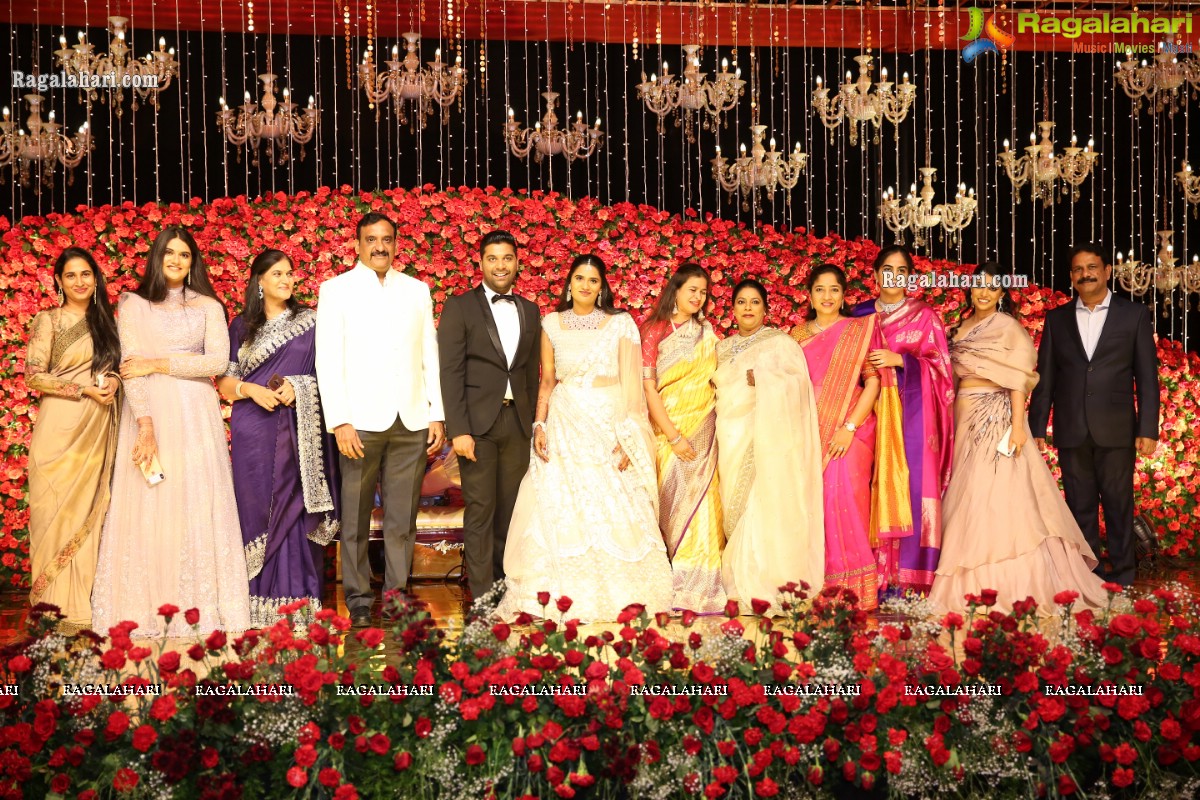 Grand Wedding Reception of Nipun and Shriya at JRC Conventions