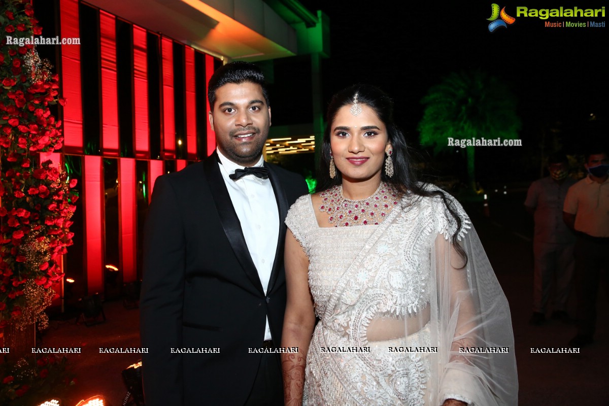 Grand Wedding Reception of Nipun and Shriya at JRC Conventions