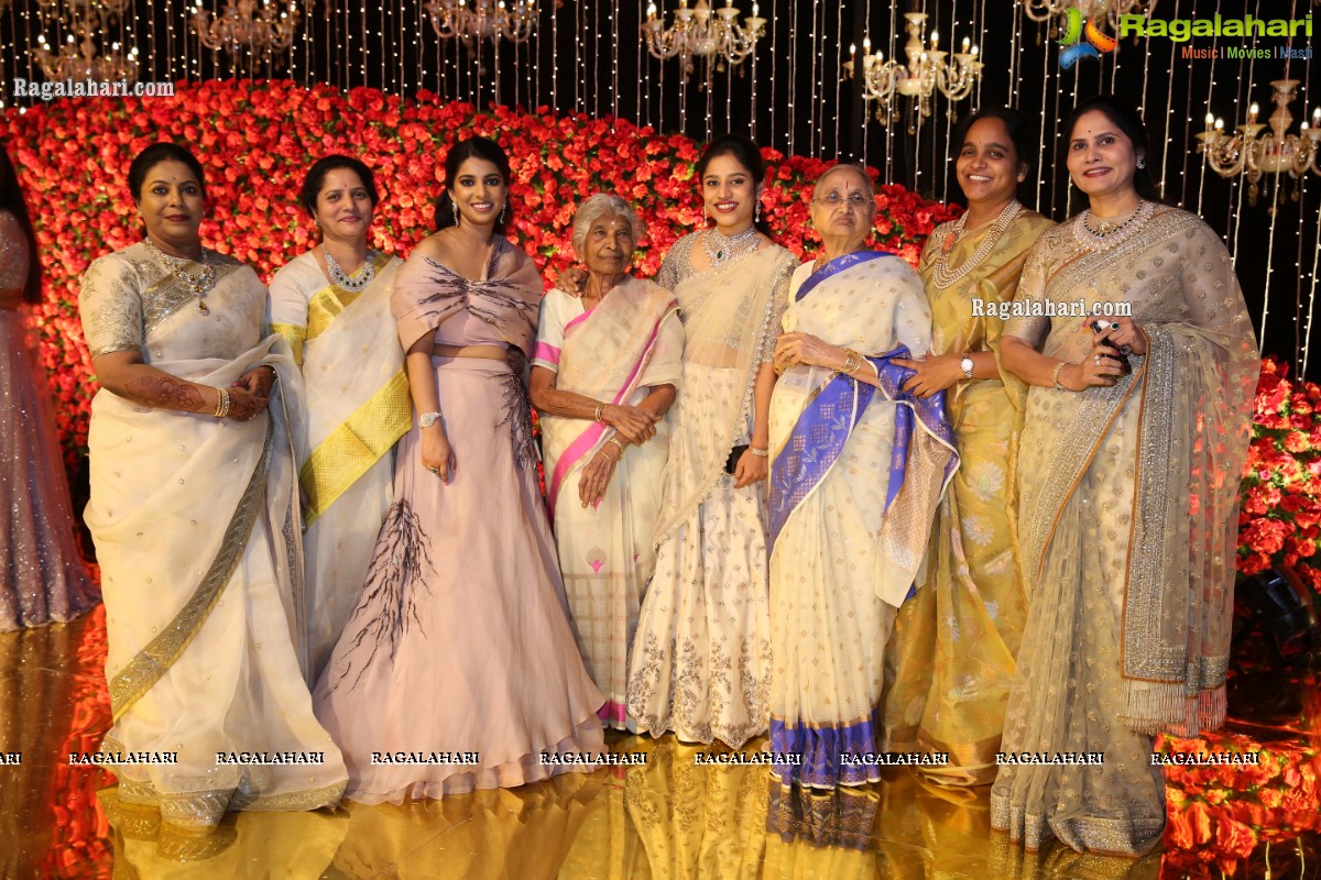 Grand Wedding Reception of Nipun and Shriya at JRC Conventions