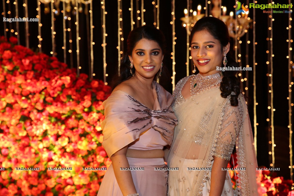 Grand Wedding Reception of Nipun and Shriya at JRC Conventions