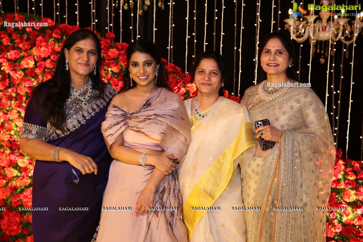 Grand Wedding Reception of Nipun and Shriya at JRC Conventions