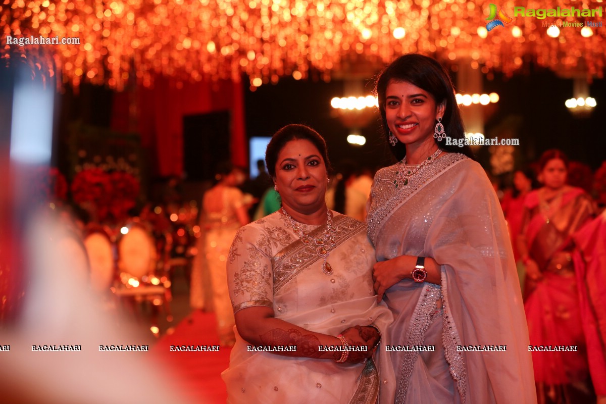 Grand Wedding Reception of Nipun and Shriya at JRC Conventions