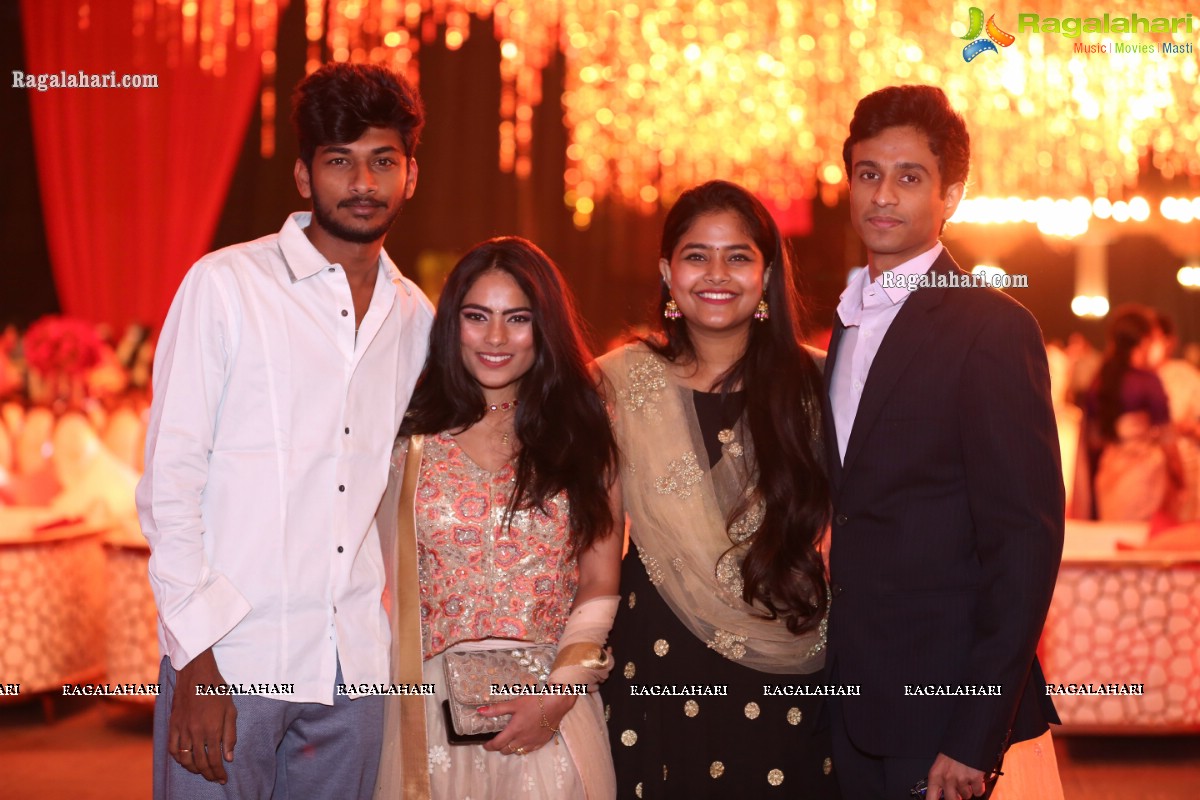 Grand Wedding Reception of Nipun and Shriya at JRC Conventions