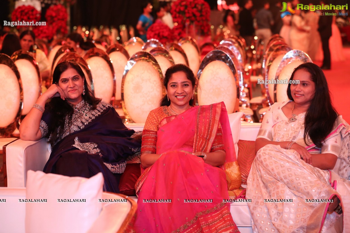 Grand Wedding Reception of Nipun and Shriya at JRC Conventions