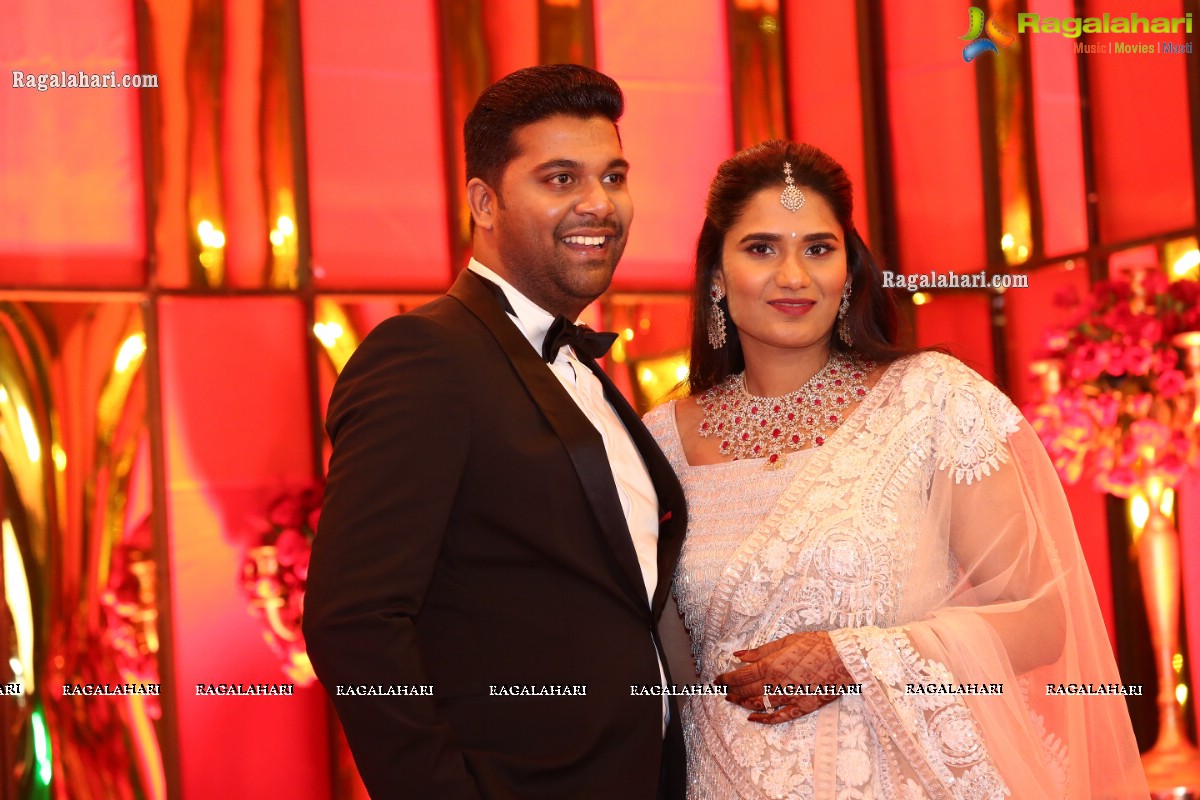 Grand Wedding Reception of Nipun and Shriya at JRC Conventions