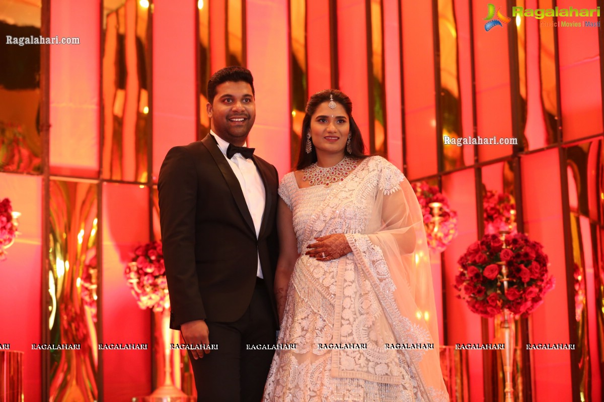 Grand Wedding Reception of Nipun and Shriya at JRC Conventions