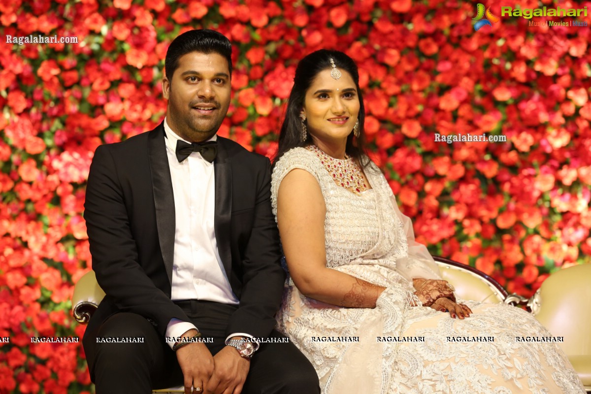 Grand Wedding Reception of Nipun and Shriya at JRC Conventions