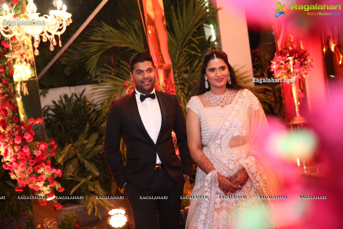 Grand Wedding Reception of Nipun and Shriya at JRC Conventions