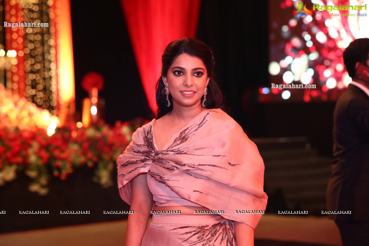 Grand Wedding Reception of Nipun and Shriya at JRC Conventions