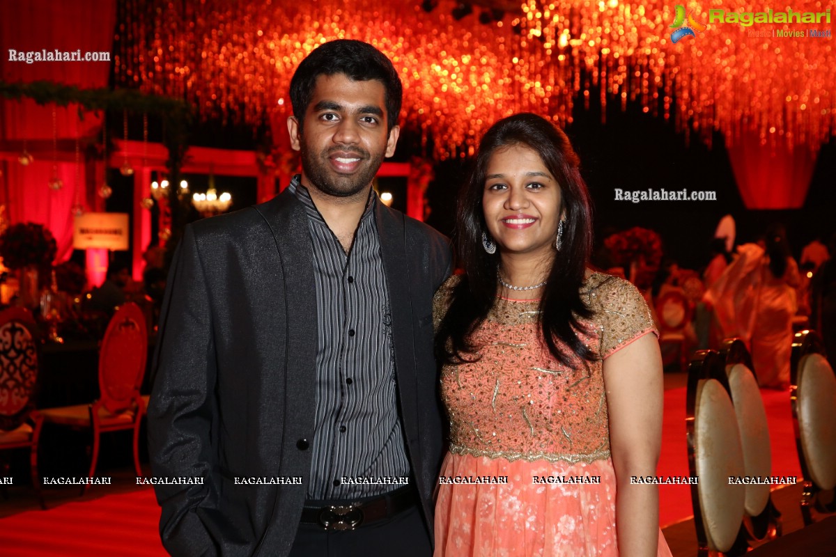 Grand Wedding Reception of Nipun and Shriya at JRC Conventions