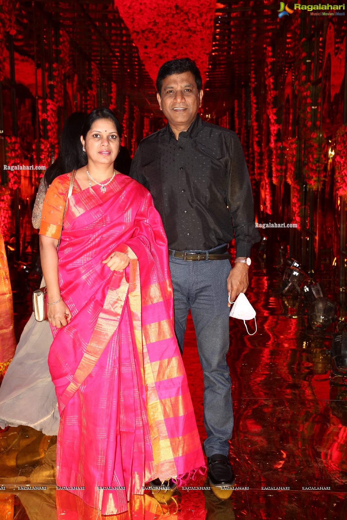 Grand Wedding Reception of Nipun and Shriya at JRC Conventions