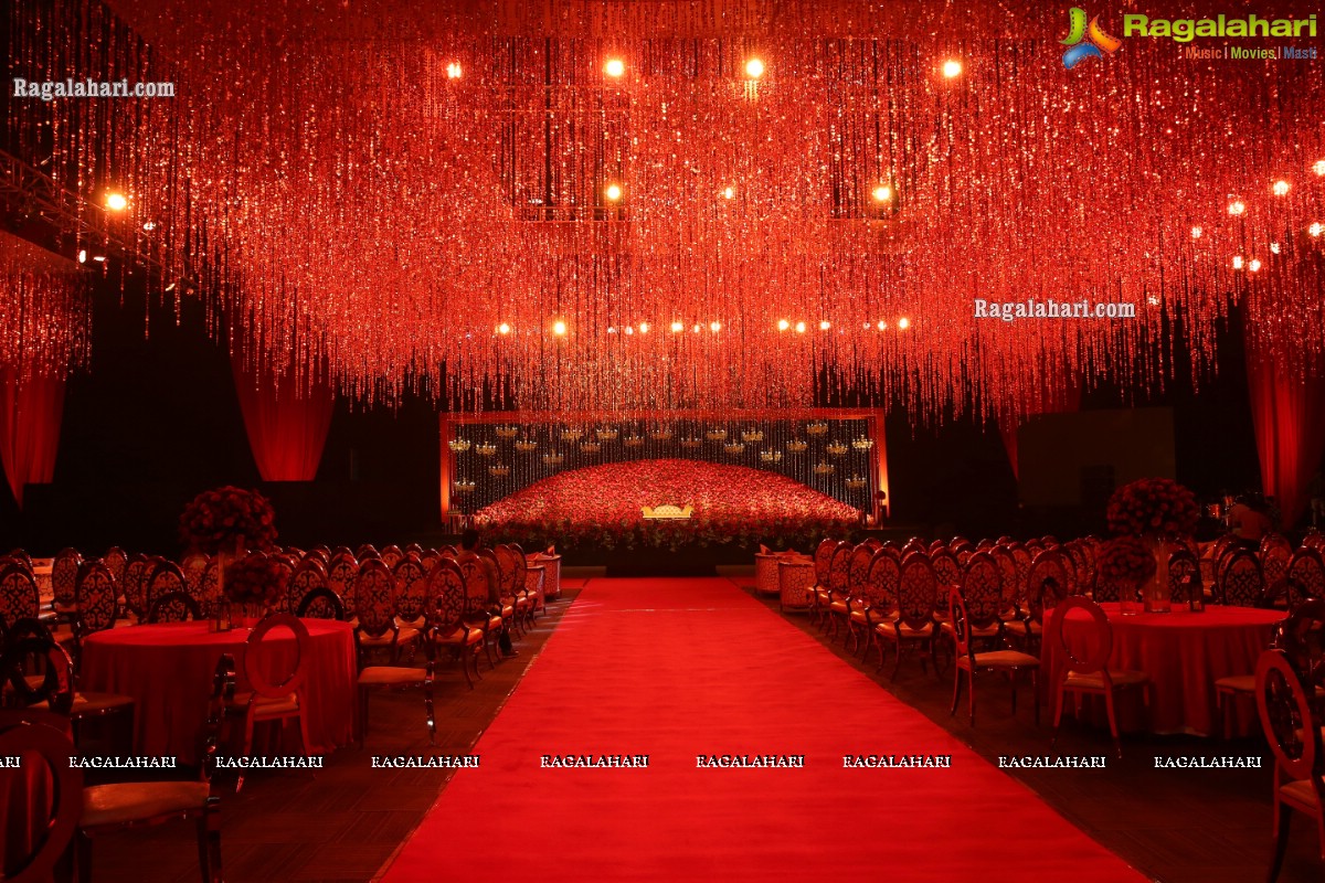 Grand Wedding Reception of Nipun and Shriya at JRC Conventions