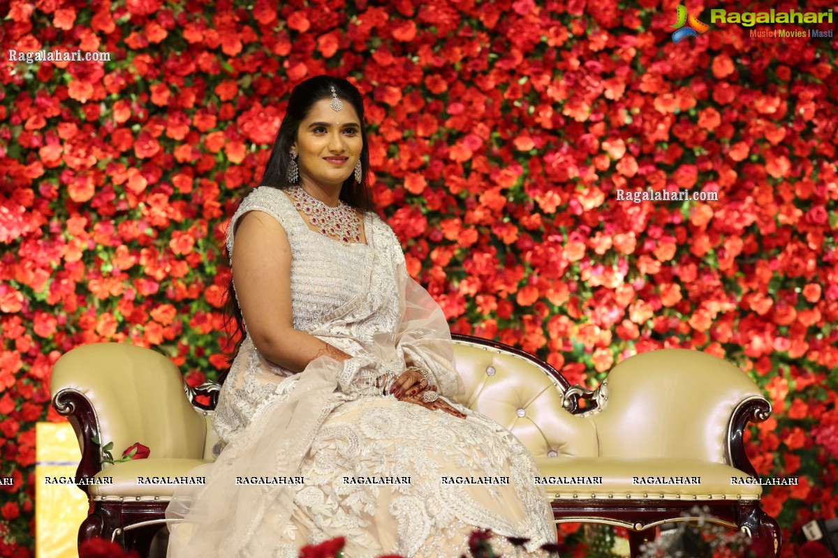 Grand Wedding Reception of Nipun and Shriya at JRC Conventions