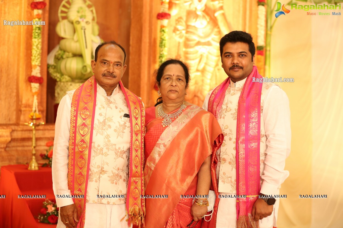 Sri Kondala Sudhakar Reddy's Son Nipun's Wedding With Telangana Whip Sri T Bhanu Prasad Rao Daughter Shriya